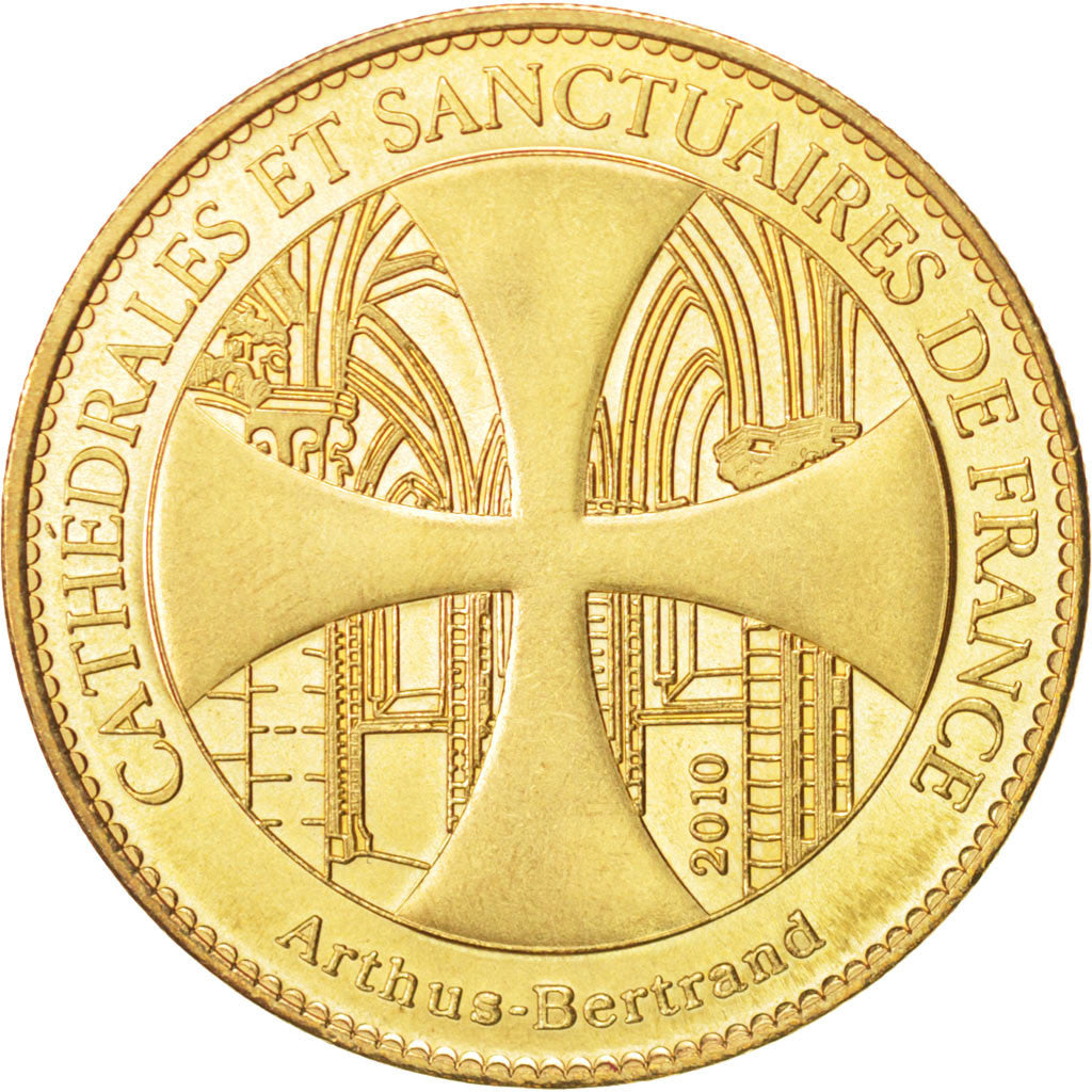 France, Token, Tourist Token, Arts & Culture, 2010, MS(63), Cupro-nickel