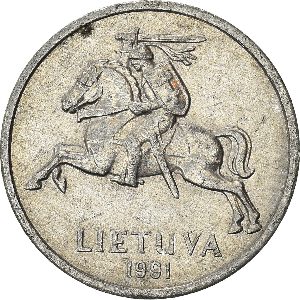 Coin, Lithuania, Centas, 1991