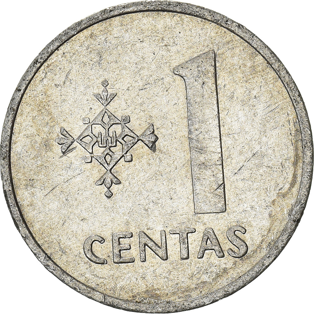 Coin, Lithuania, Centas, 1991