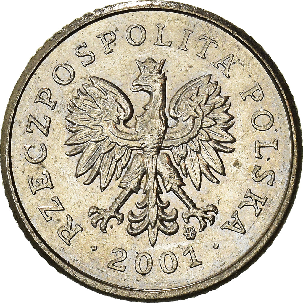 Moneta, Polska, 10 Groszy, 2001