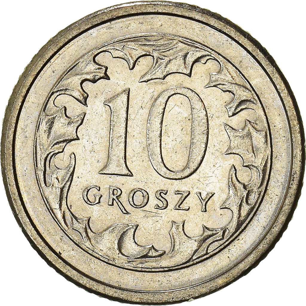 Moneta, Polska, 10 Groszy, 2001