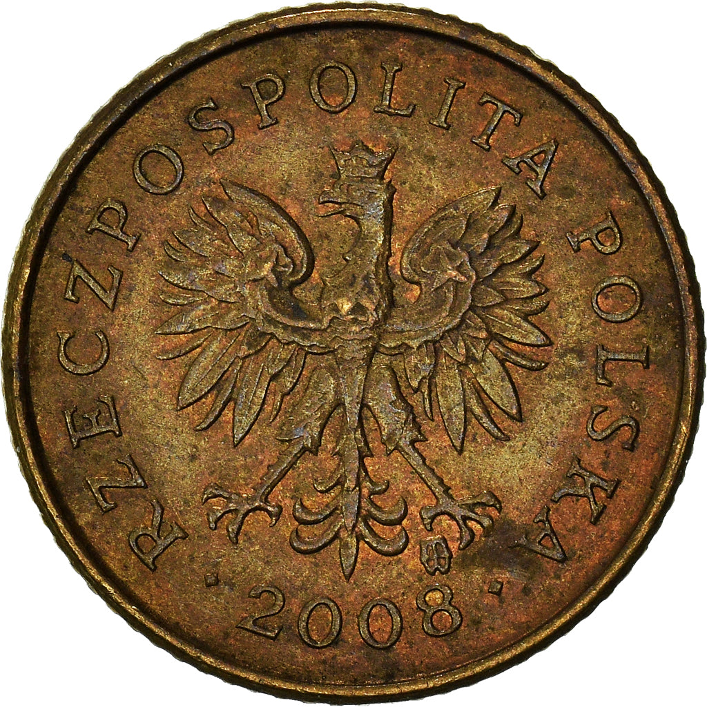 Moneta, Polska, Grosz, 2008