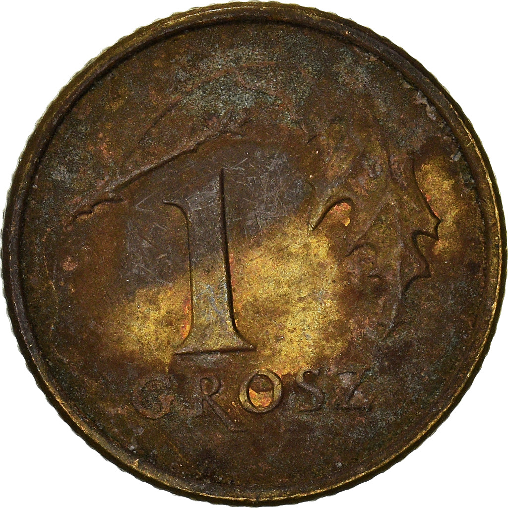 Moneta, Polska, Grosz, 2008