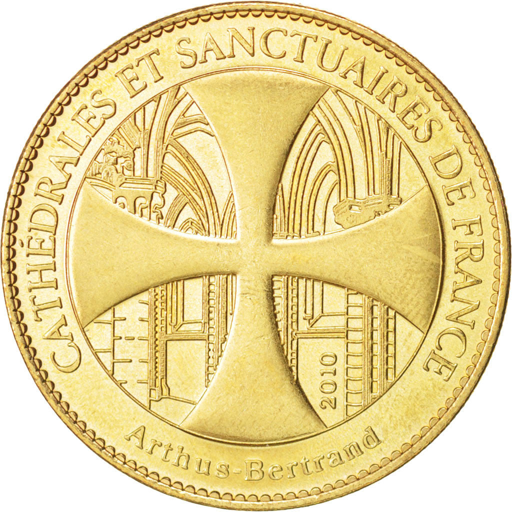 France, Token, Tourist Token, Arts & Culture, 2010, MS(63), Cupro-nickel