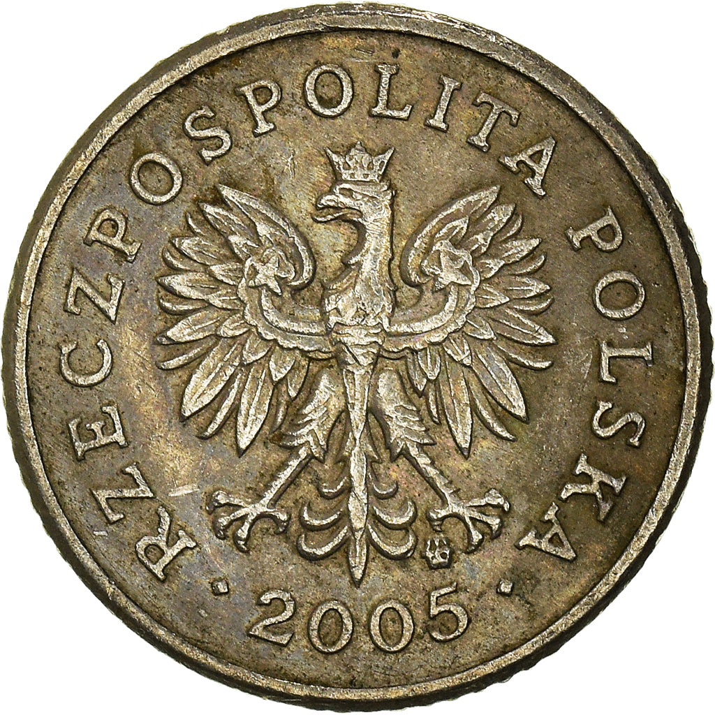 Moneta, Polonia, 10 Groszy, 2005