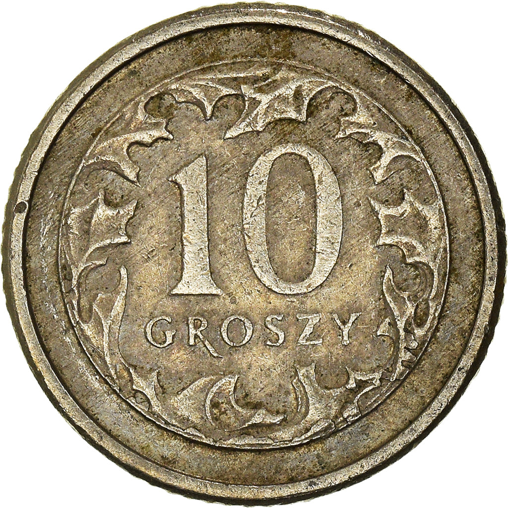 Moneta, Polonia, 10 Groszy, 2005
