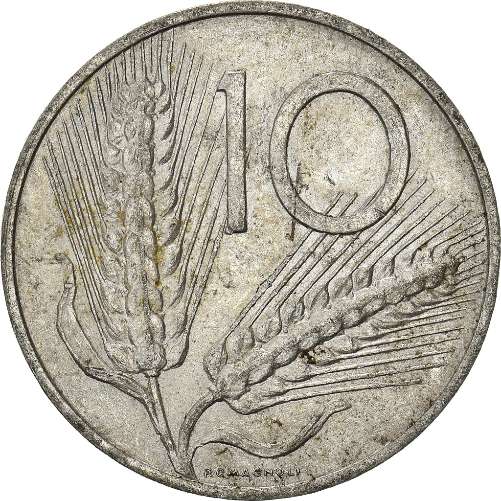 Coin, Italy, 10 Lire, 1966