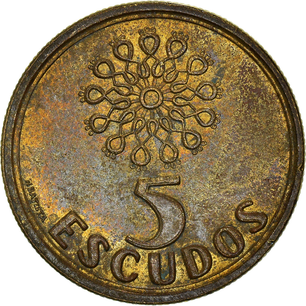 Munten, Portugal, 5 Escudos, 1998