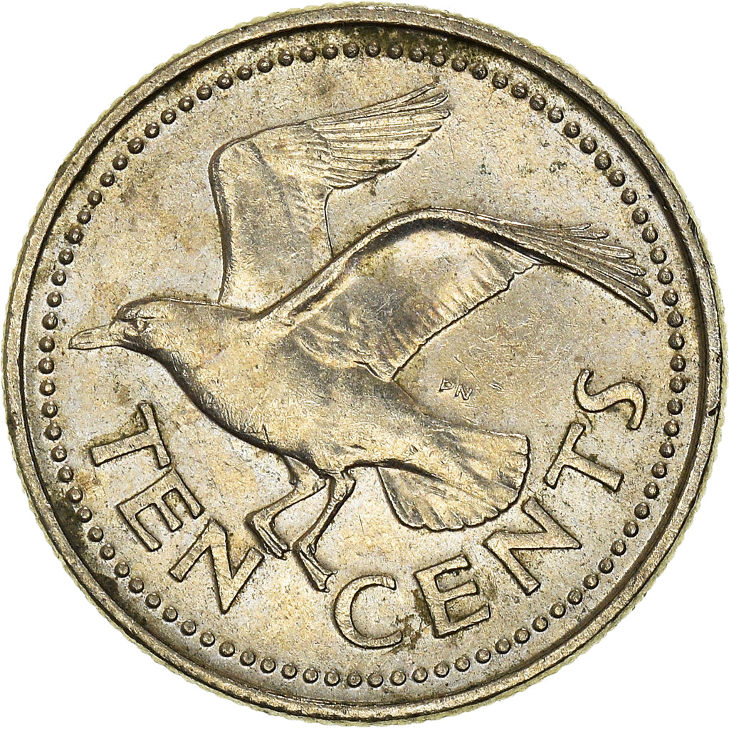 Moneta, Barbados, 10 Cents, 2003