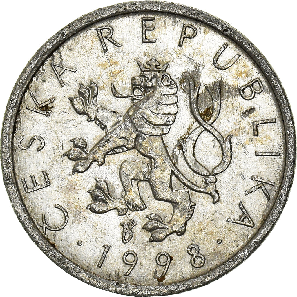Münze, Tschechische Republik, 10 Haleru, 1998