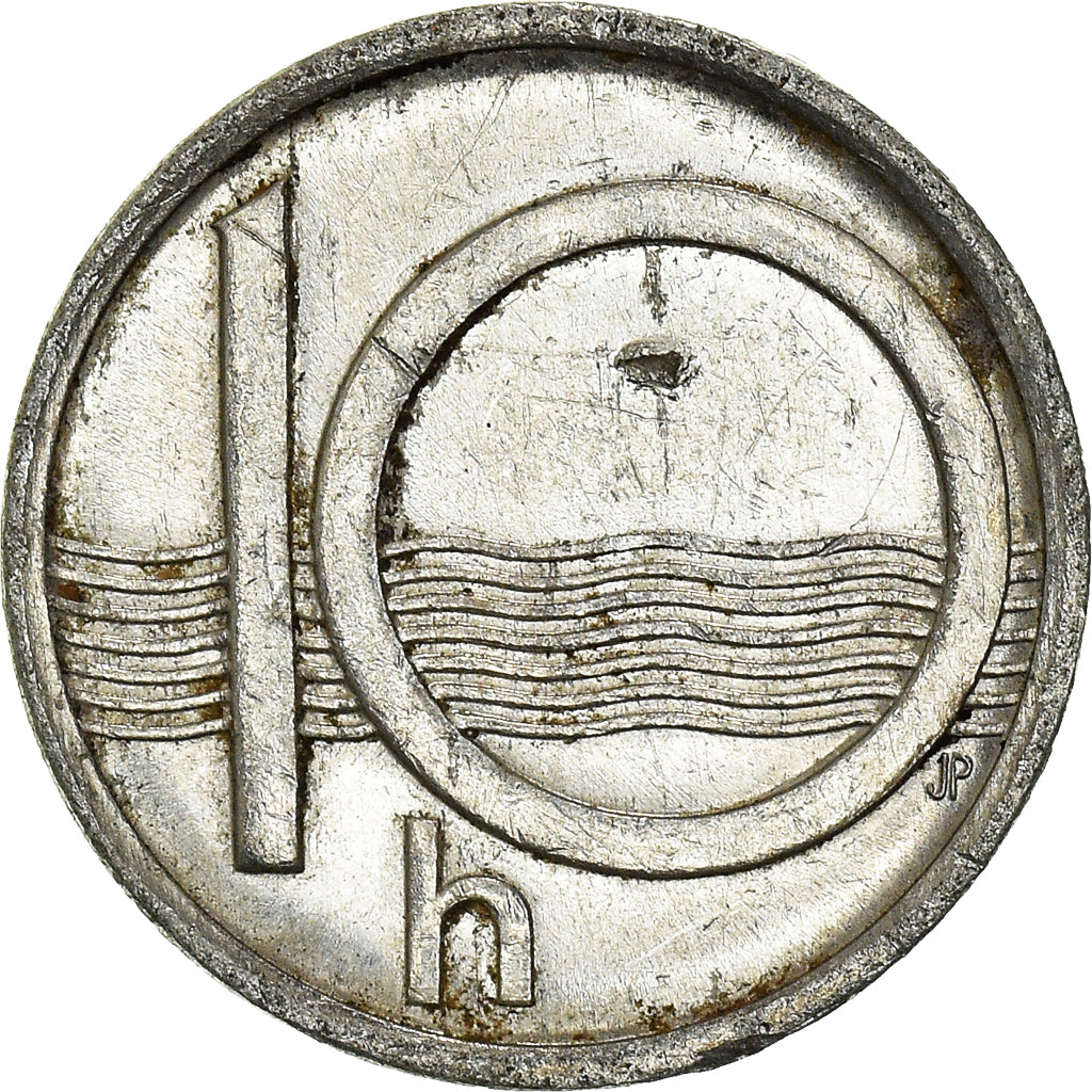 Münze, Tschechische Republik, 10 Haleru, 1998