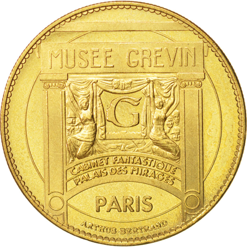 France, Tourist Token, Arts & Culture, Token, 2008, MS(63), Cupro-nickel...