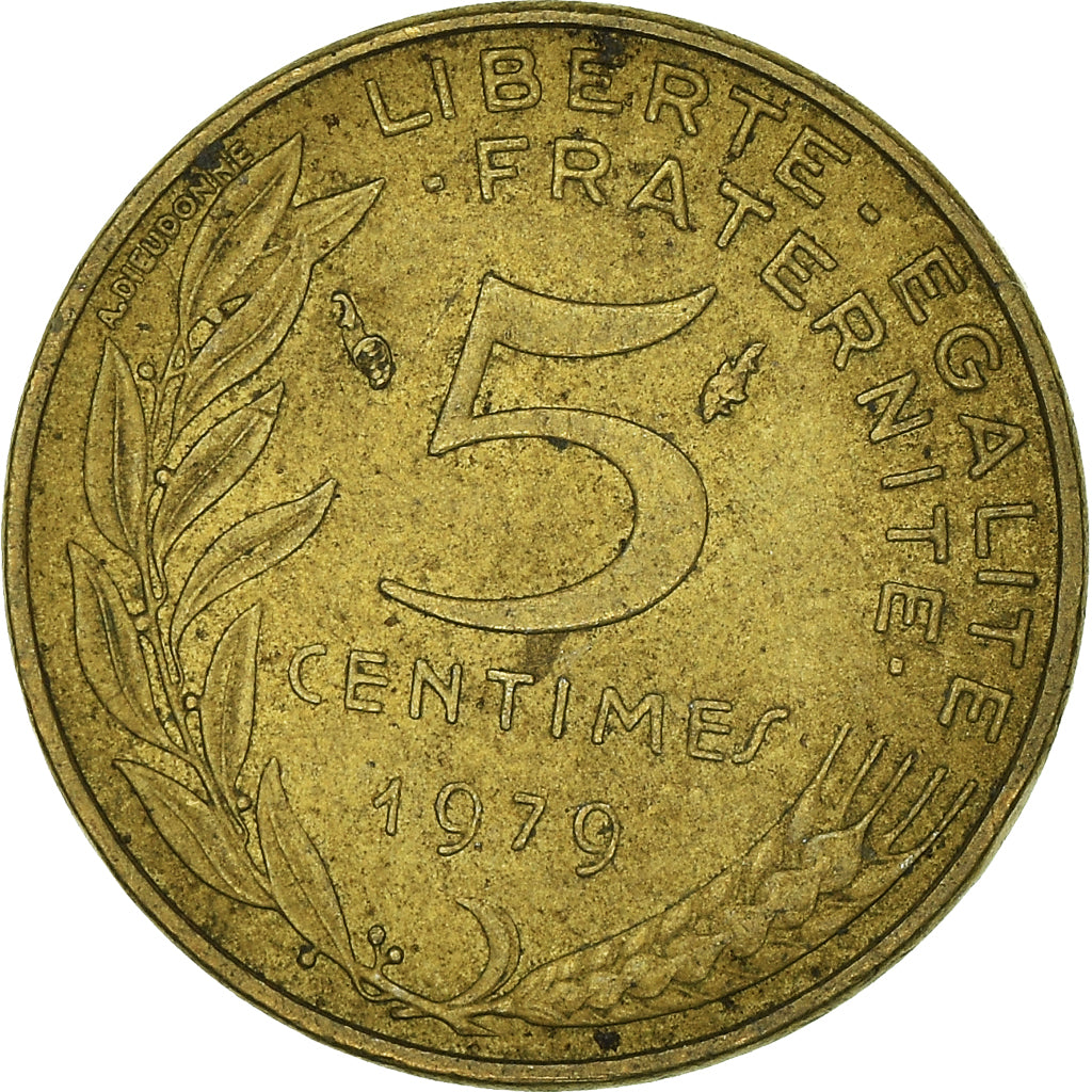 Munten, Frankrijk, 5 Centimes, 1979