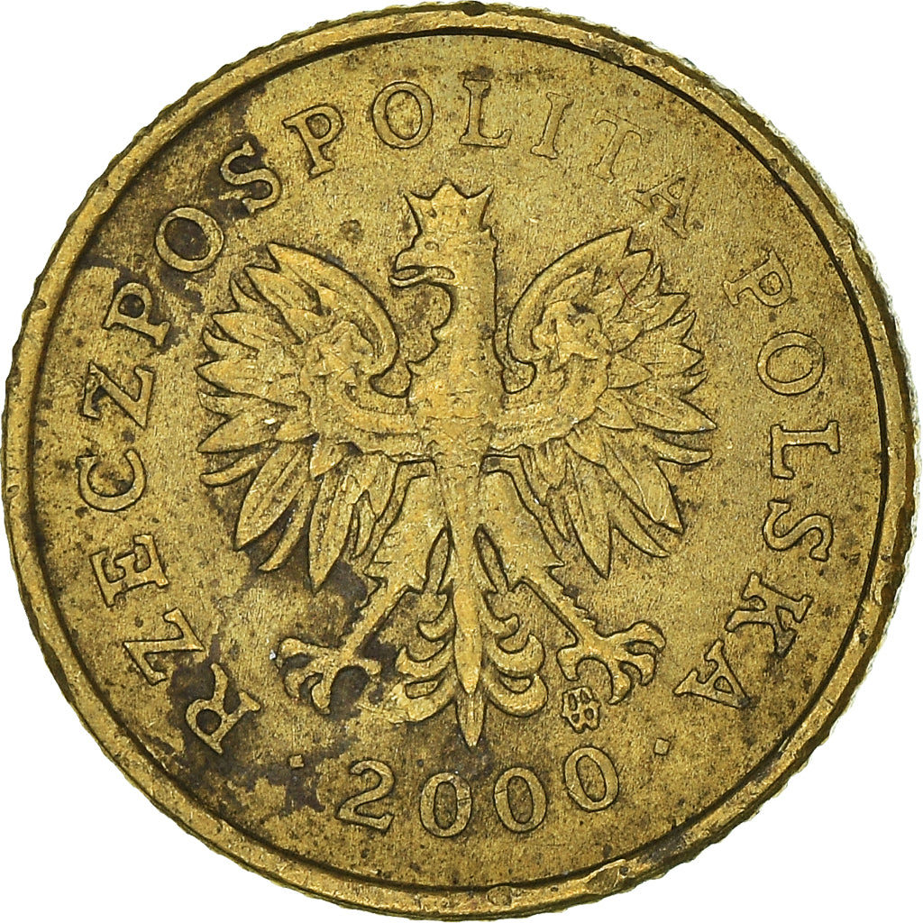 Münze, Polen, Grosz, 2000