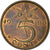 Moneda, Países Bajos, 5 Cents, 1980