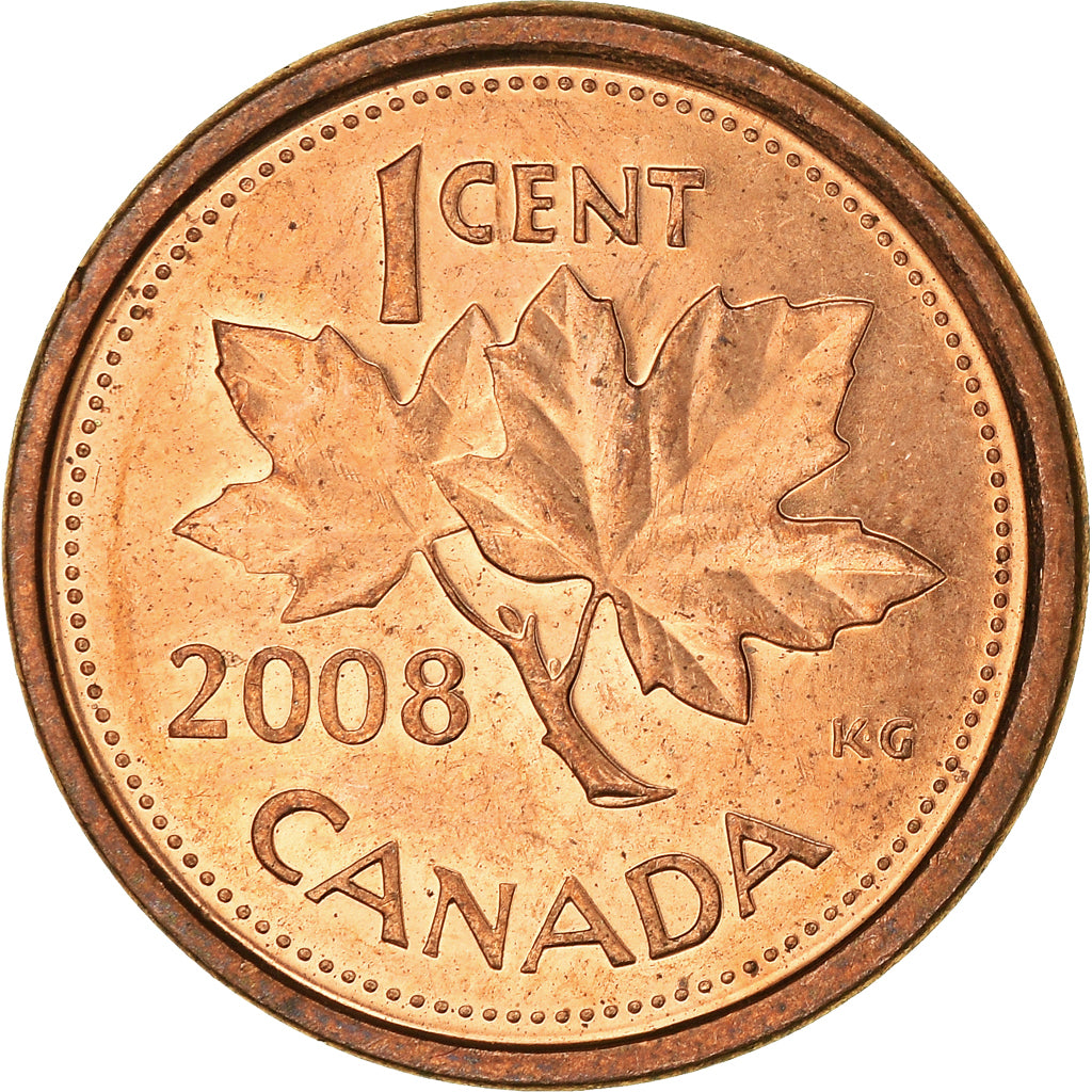 Moneta, Canada, Cent, 2008