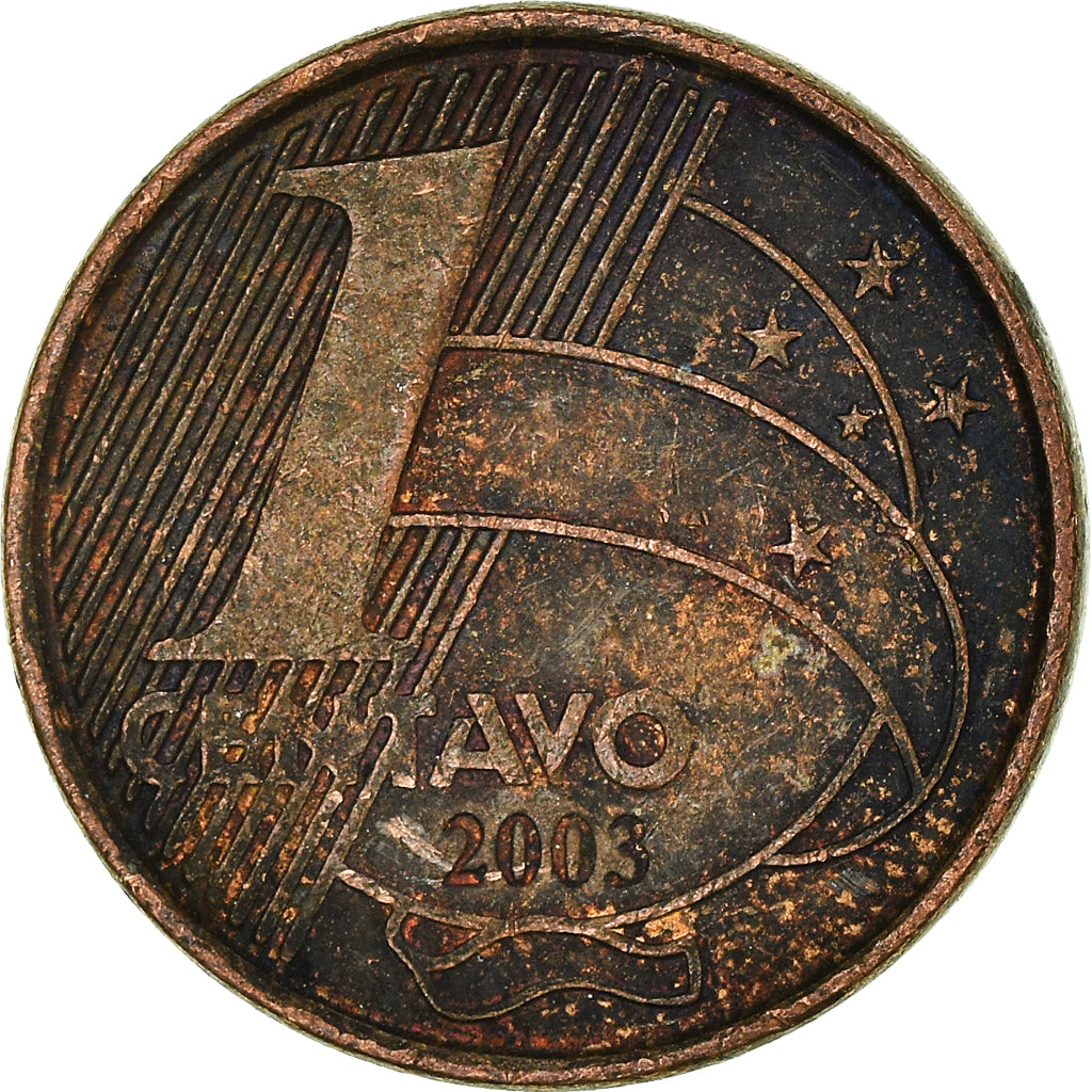Moeda, Brasil, Centavo, 2003