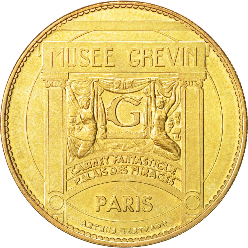 France, Tourist Token, Arts & Culture, Token, MS(63), Cupro-nickel Aluminium