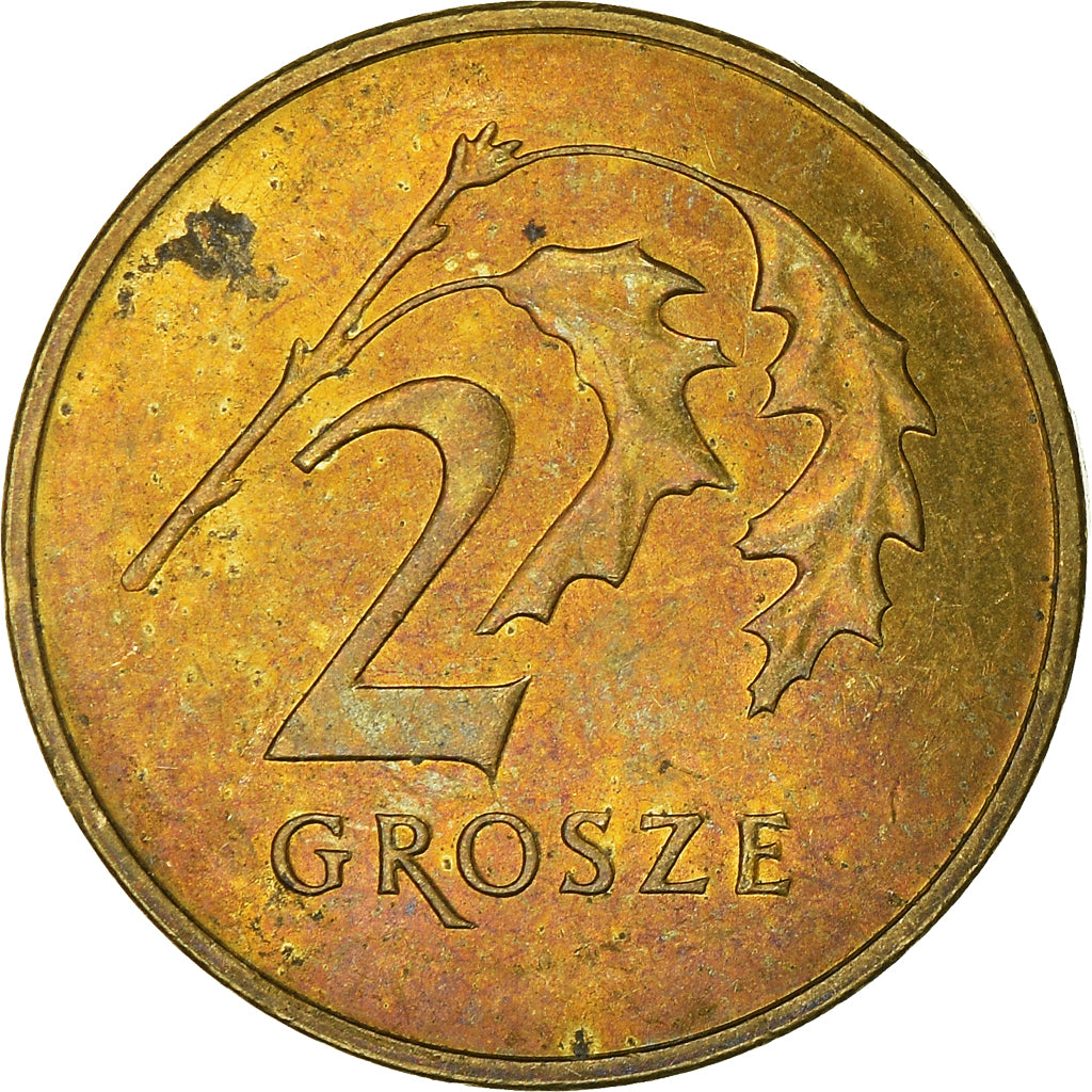 Moneta, Polonia, 2 Grosze, 2011