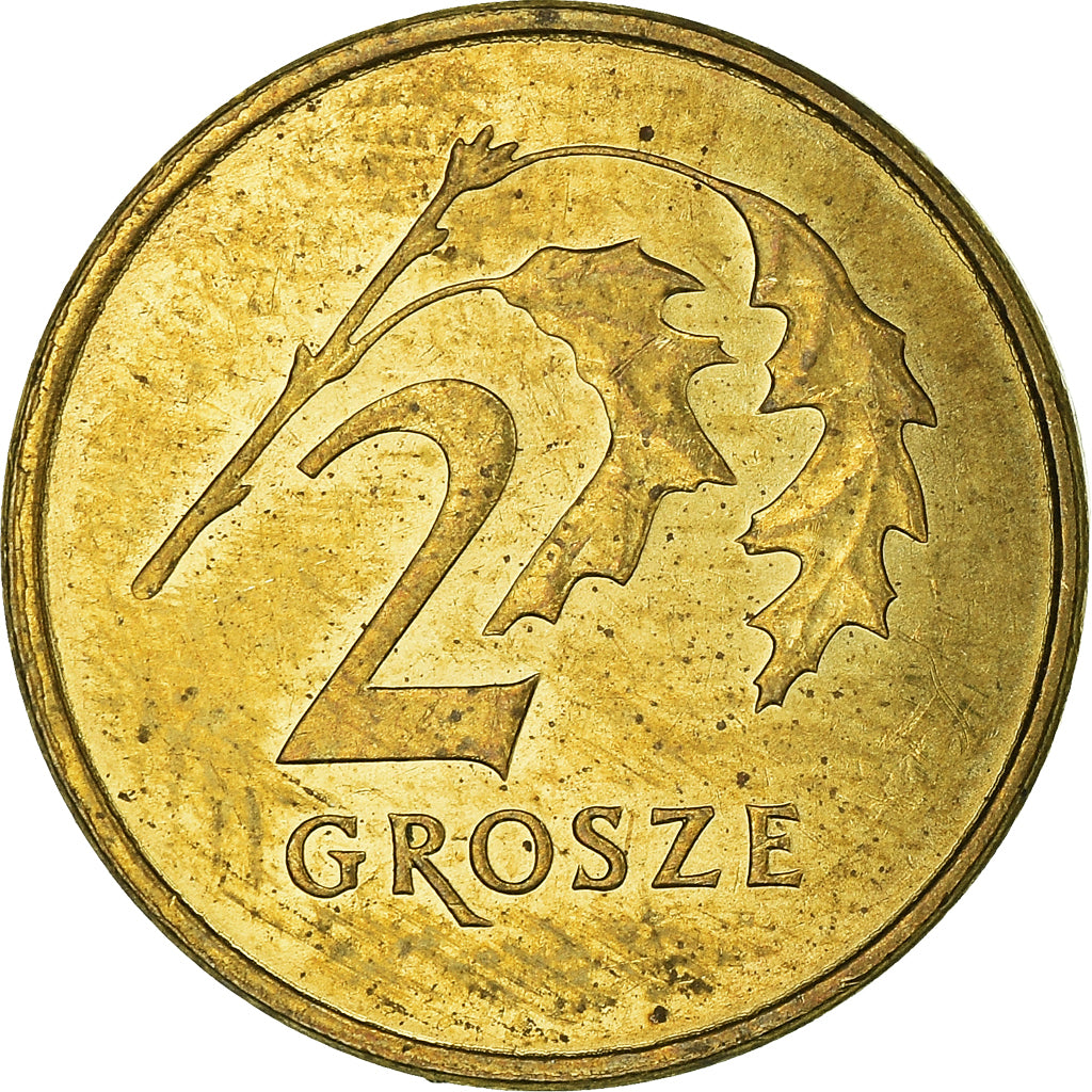 Moneta, Polska, 2 Grosze, 2008