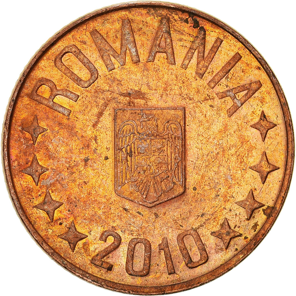 Monnaie, Roumanie, 5 Bani, 2010