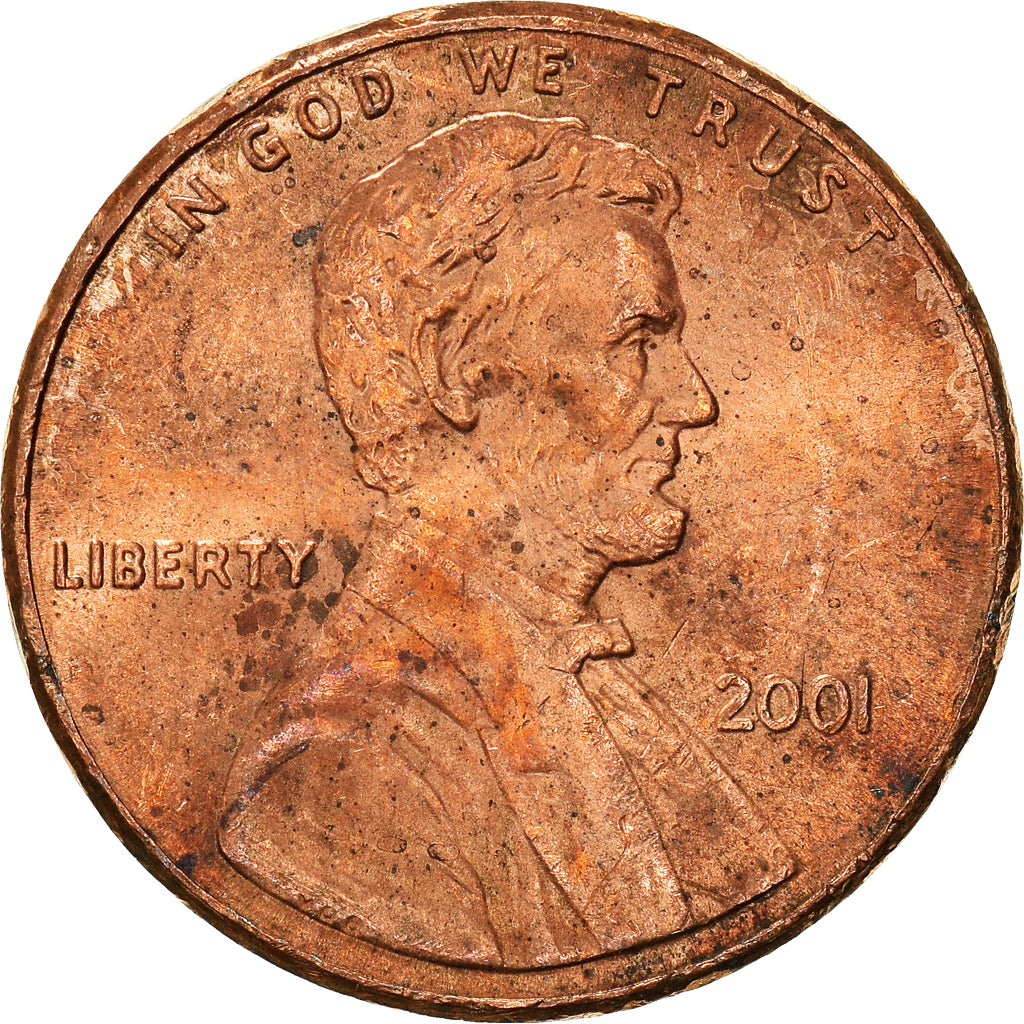 Moneda, Estados Unidos, Cent, 2001