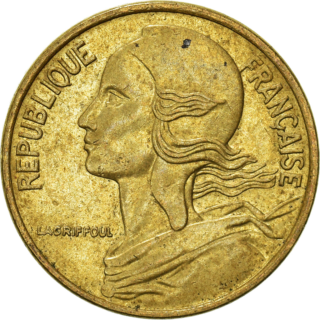 Moneta, Francja, 5 Centimes, 1980