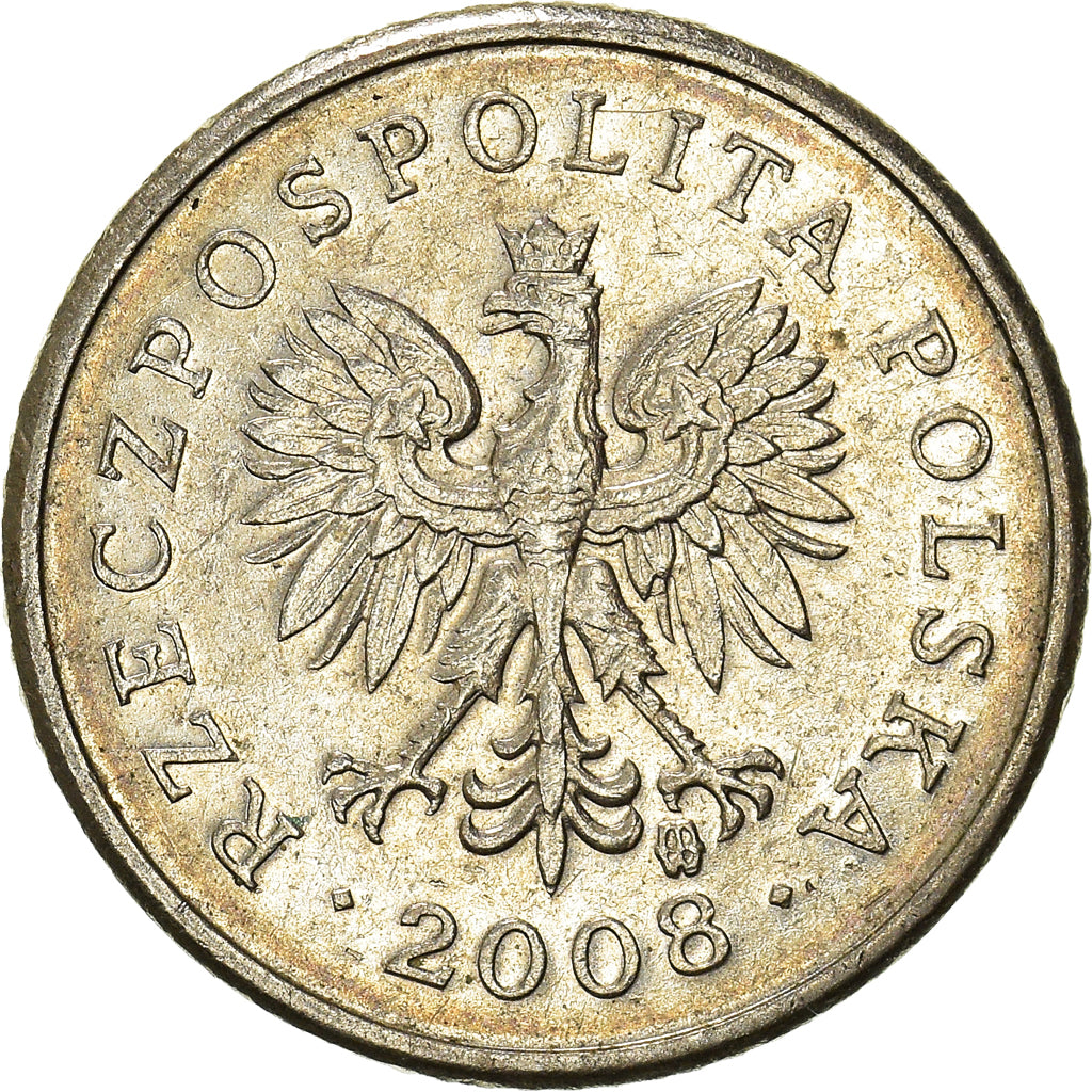 Moneta, Polska, 10 Groszy, 2008