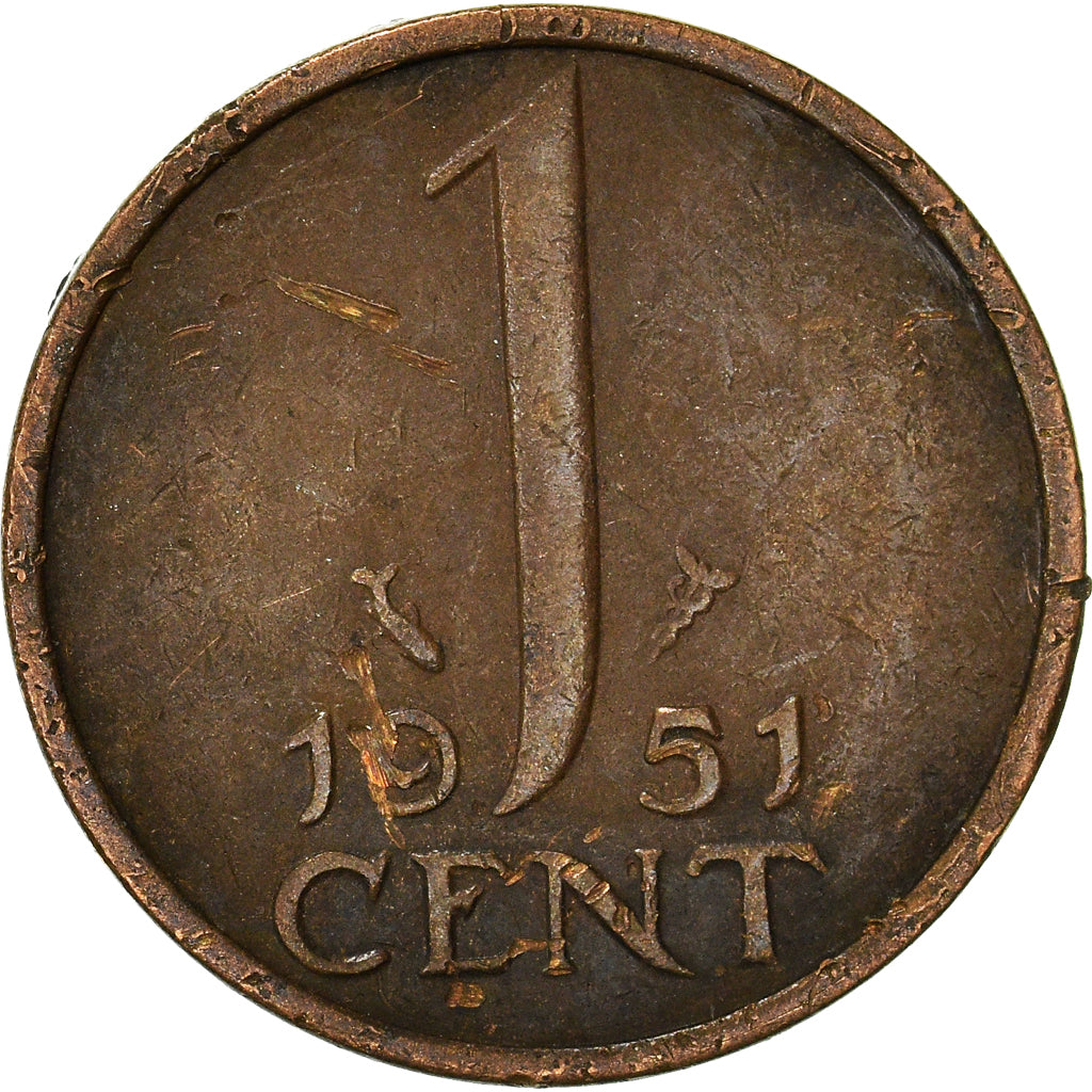 Münze, Niederlande, Cent, 1951
