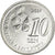 Monnaie, Malaysie, 10 Sen