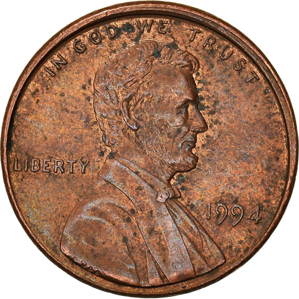 Coin, United States, Cent, 1994