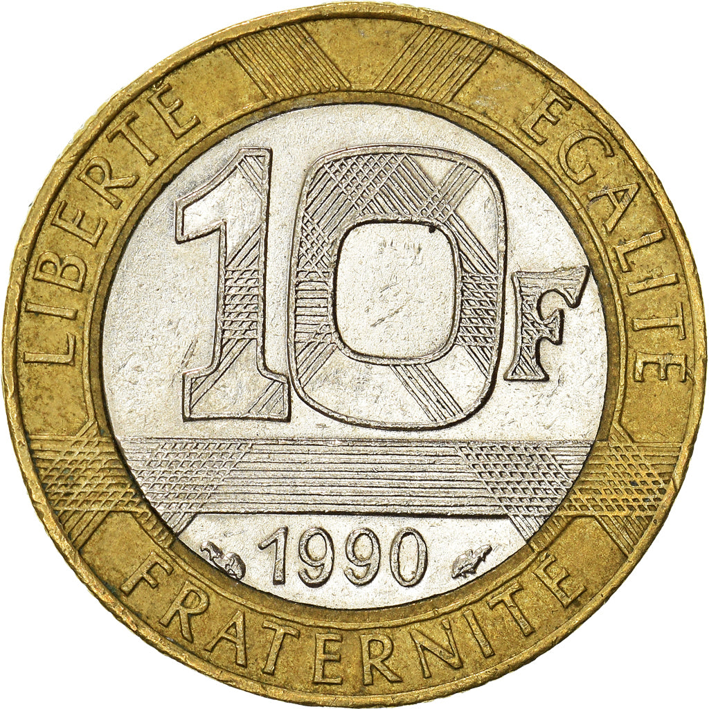 Münze, Frankreich, 10 Francs, 1990