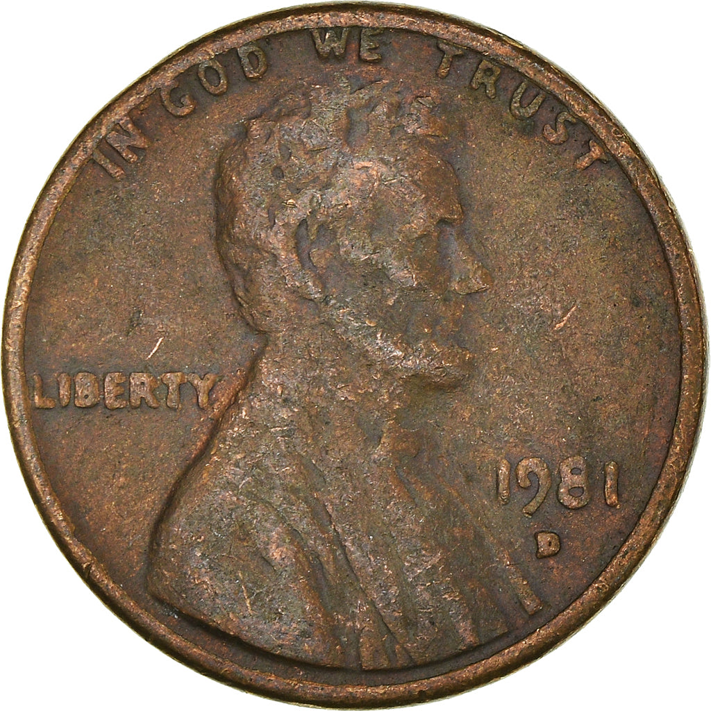 Moneda, Estados Unidos, Cent, 1981