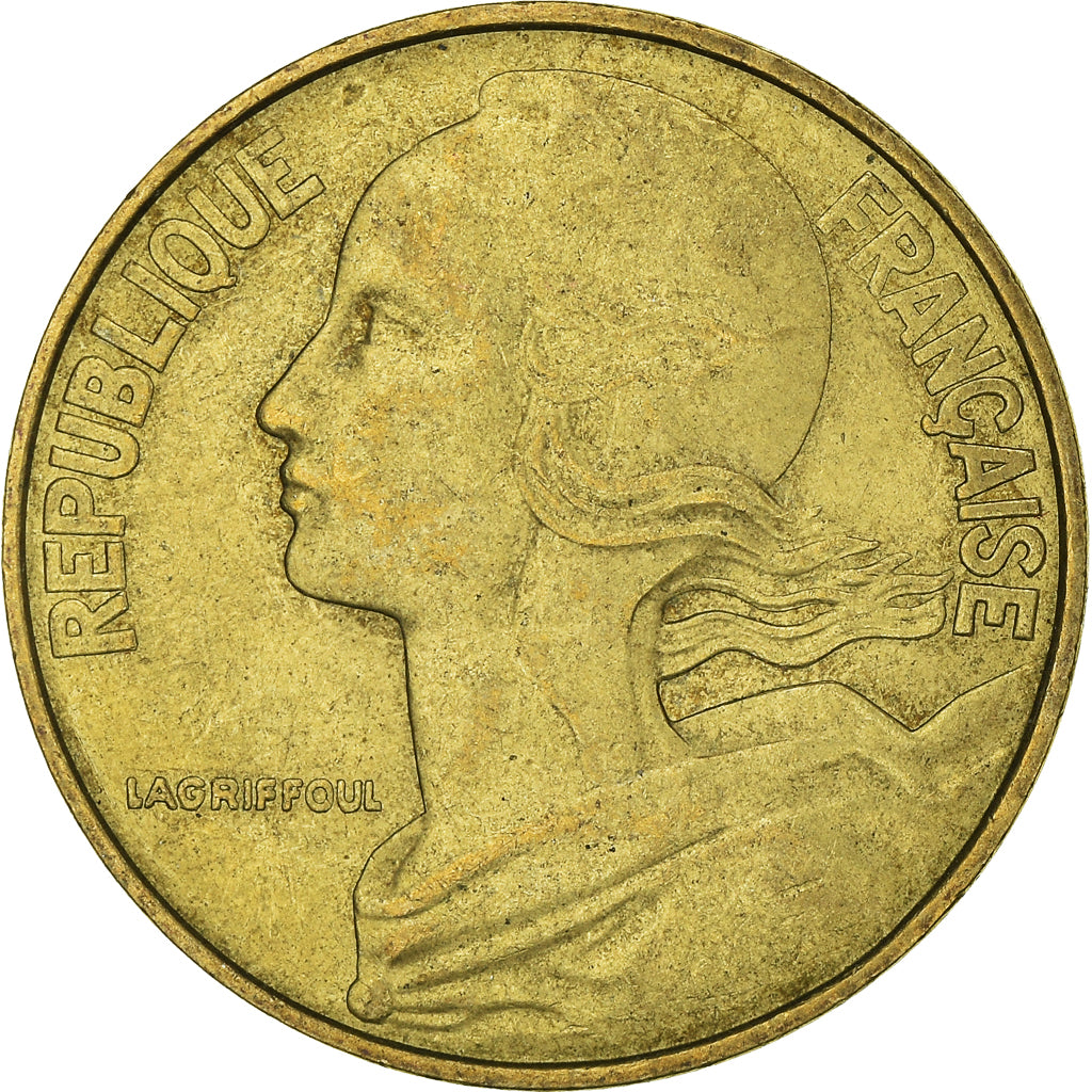 Moneta, Francia, 20 Centimes, 1985