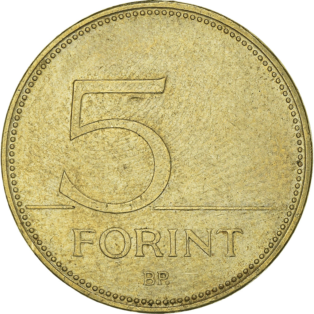 Moneda, Hungría, 5 Forint, 2004