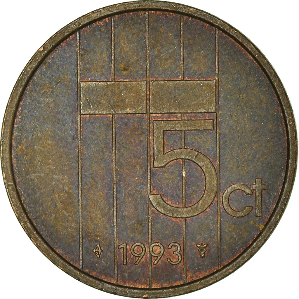 Moneta, Paesi Bassi, 5 Cents, 1993