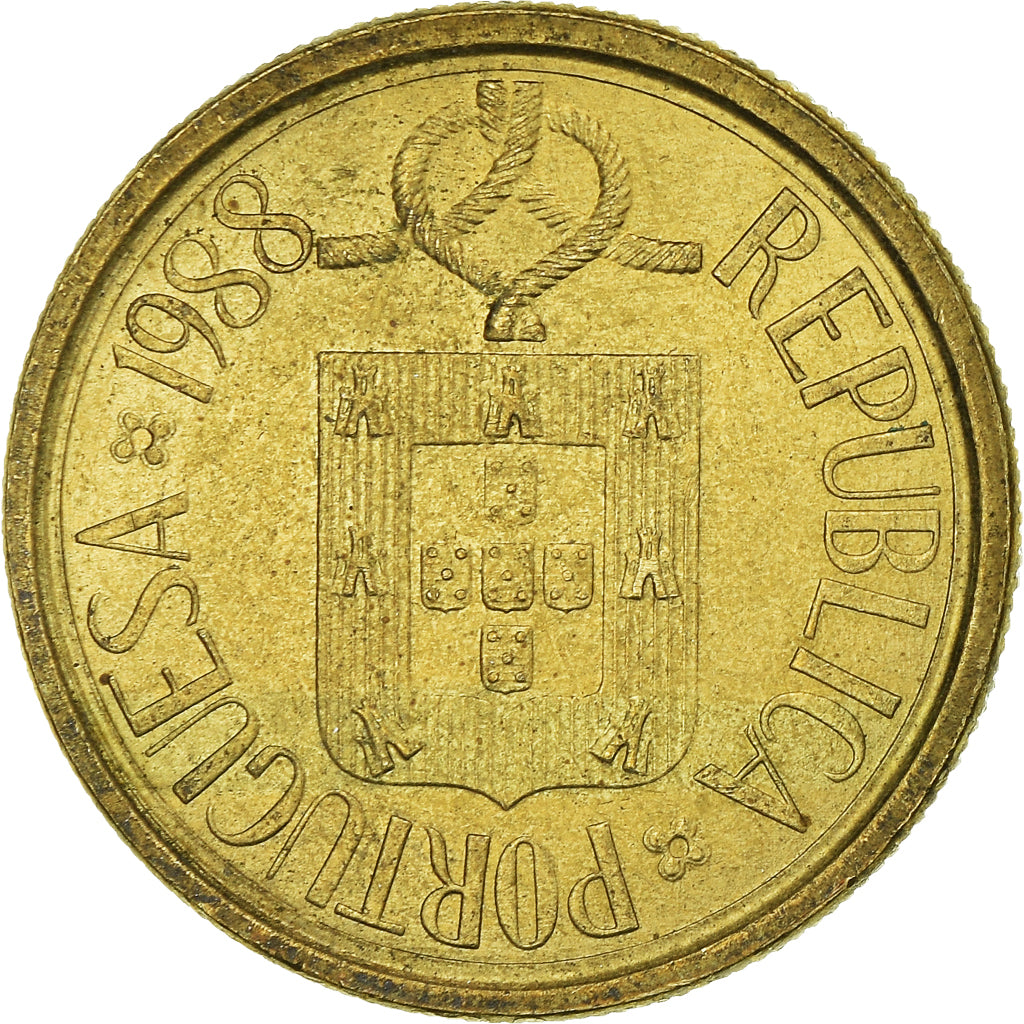Moneda, Portugal, 5 Escudos, 1988
