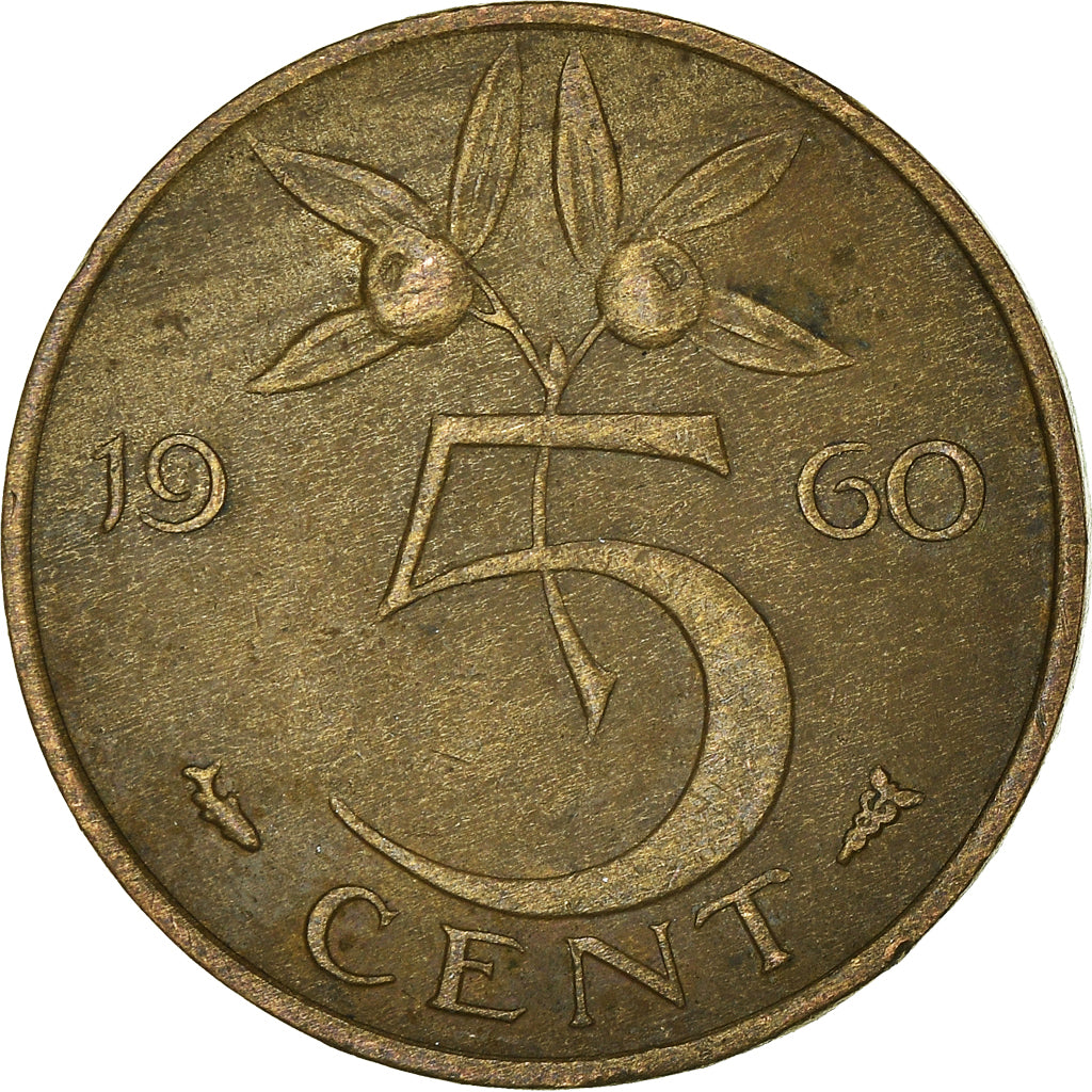 Münze, Niederlande, 5 Cents, 1960