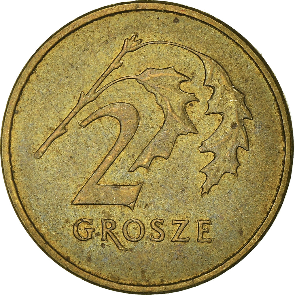 Moneta, Polonia, 2 Grosze, 2005