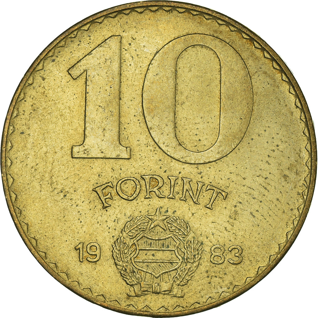 Monnaie, Hongrie, 10 Forint, 1983