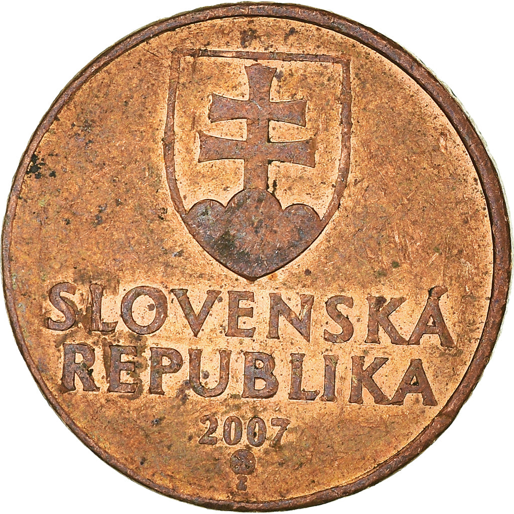 Monnaie, Slovaquie, 50 Halierov, 2007