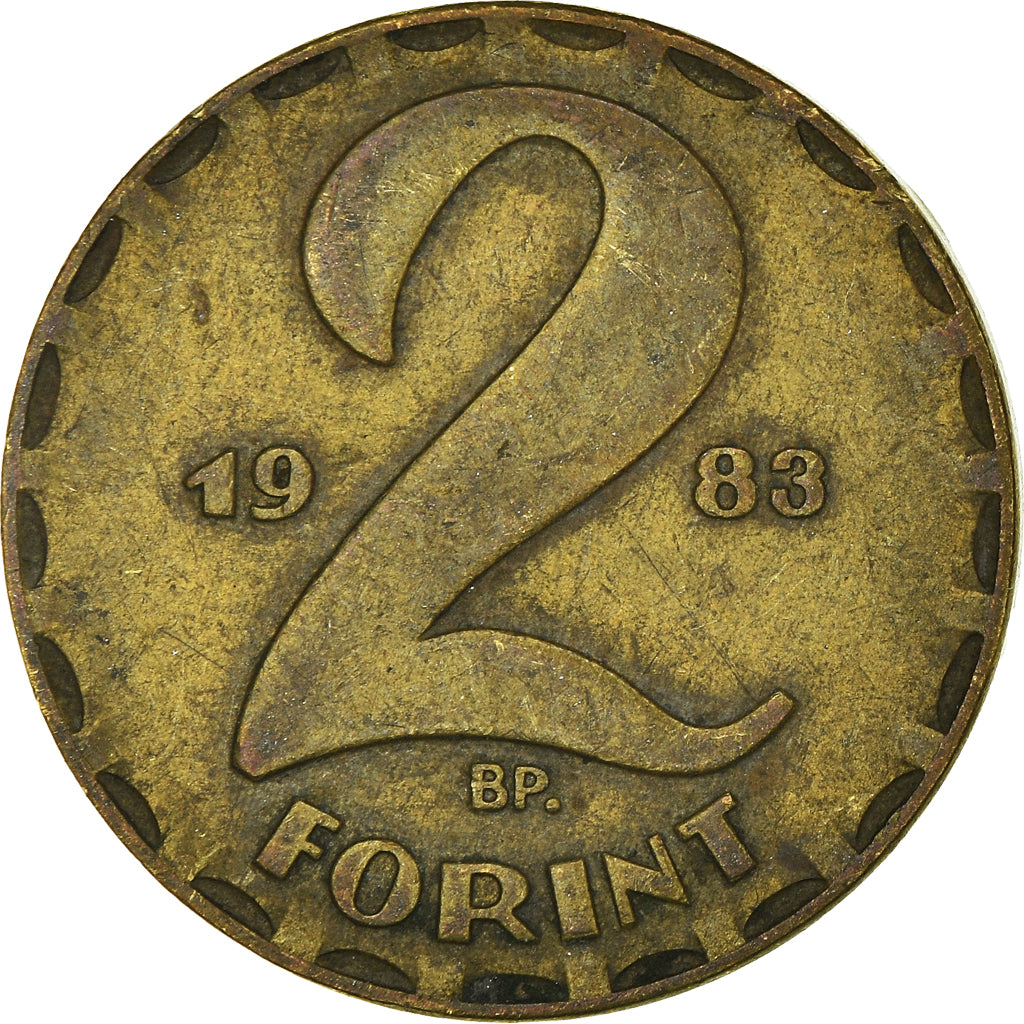 Monnaie, Hongrie, 2 Forint, 1983