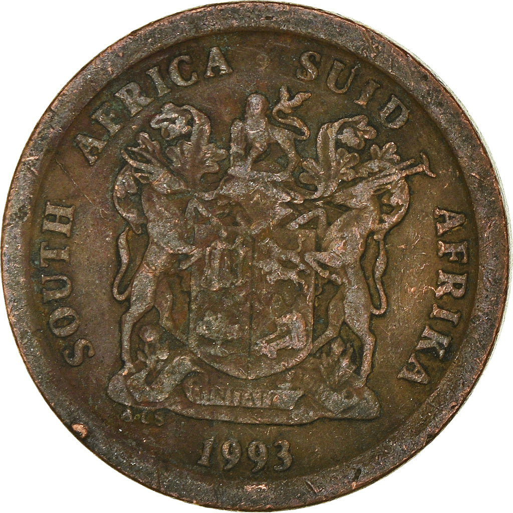 Münze, Südafrika, 5 Cents, 1993