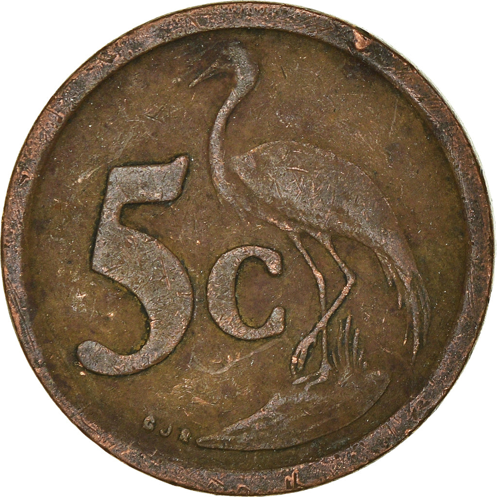 Münze, Südafrika, 5 Cents, 1993