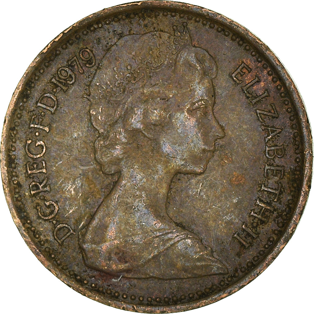 Monnaie, Grande-Bretagne, 1/2 New Penny, 1979