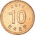 Moneda, COREA DEL SUR, 10 Won, 2012
