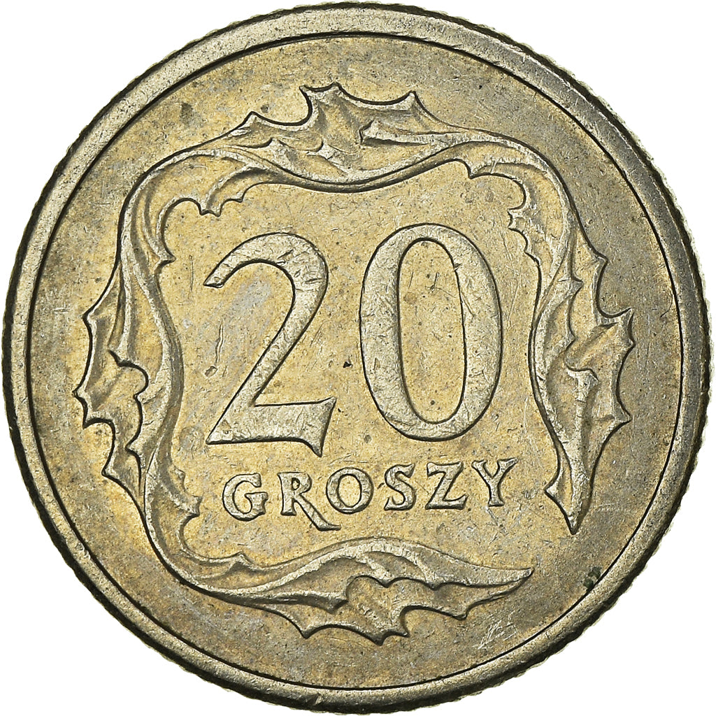 Moneta, Polonia, 20 Groszy, 1996