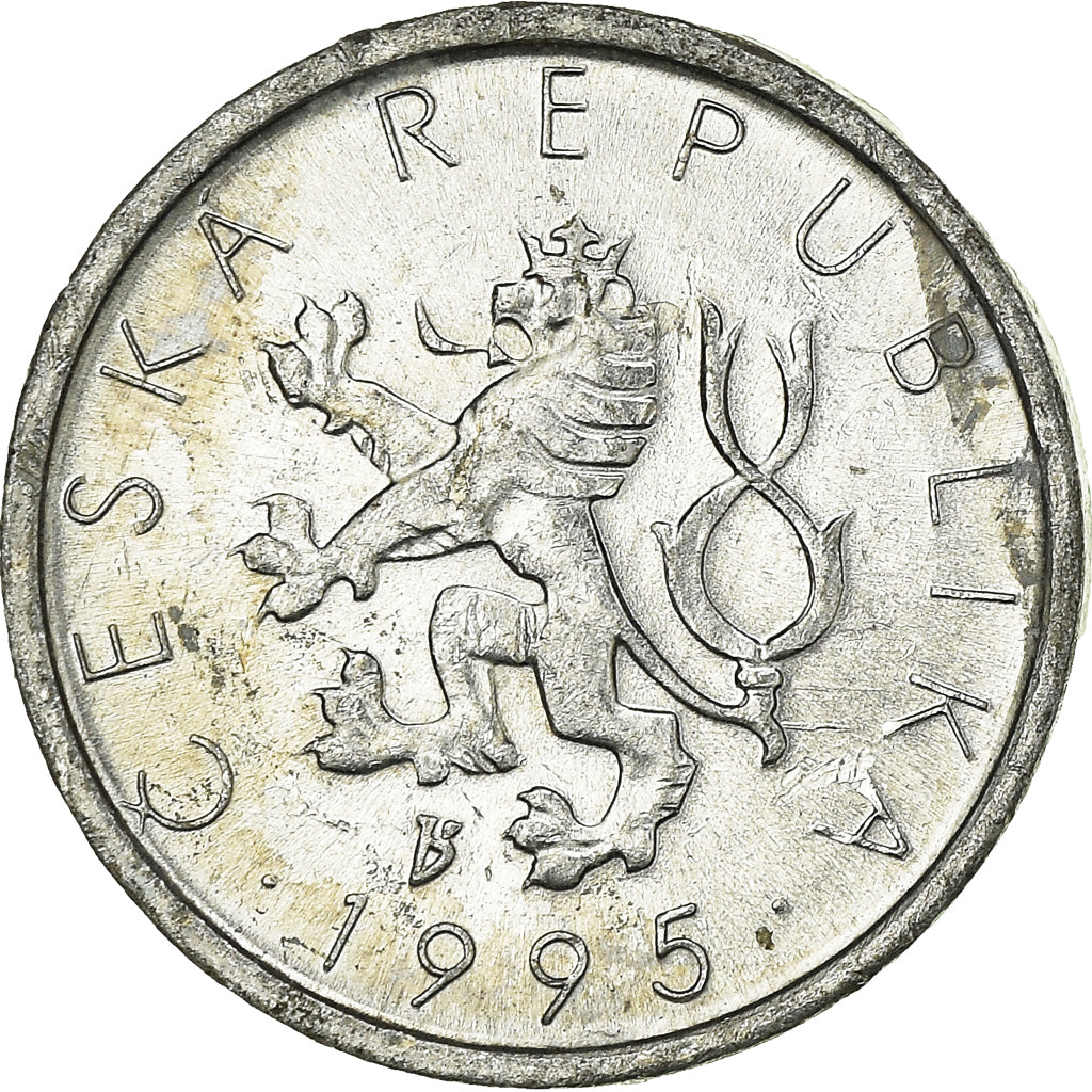 Münze, Tschechische Republik, 10 Haleru, 1995