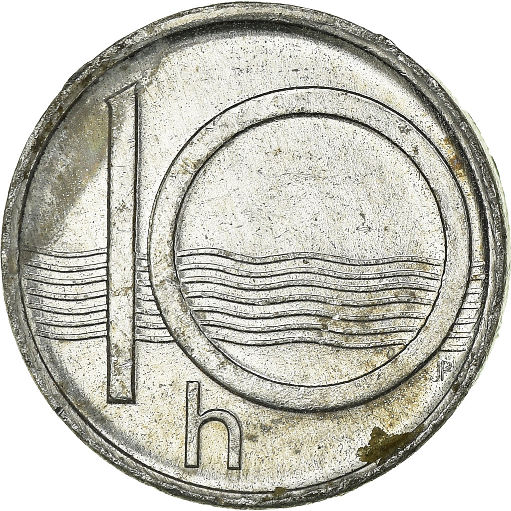 Münze, Tschechische Republik, 10 Haleru, 1995