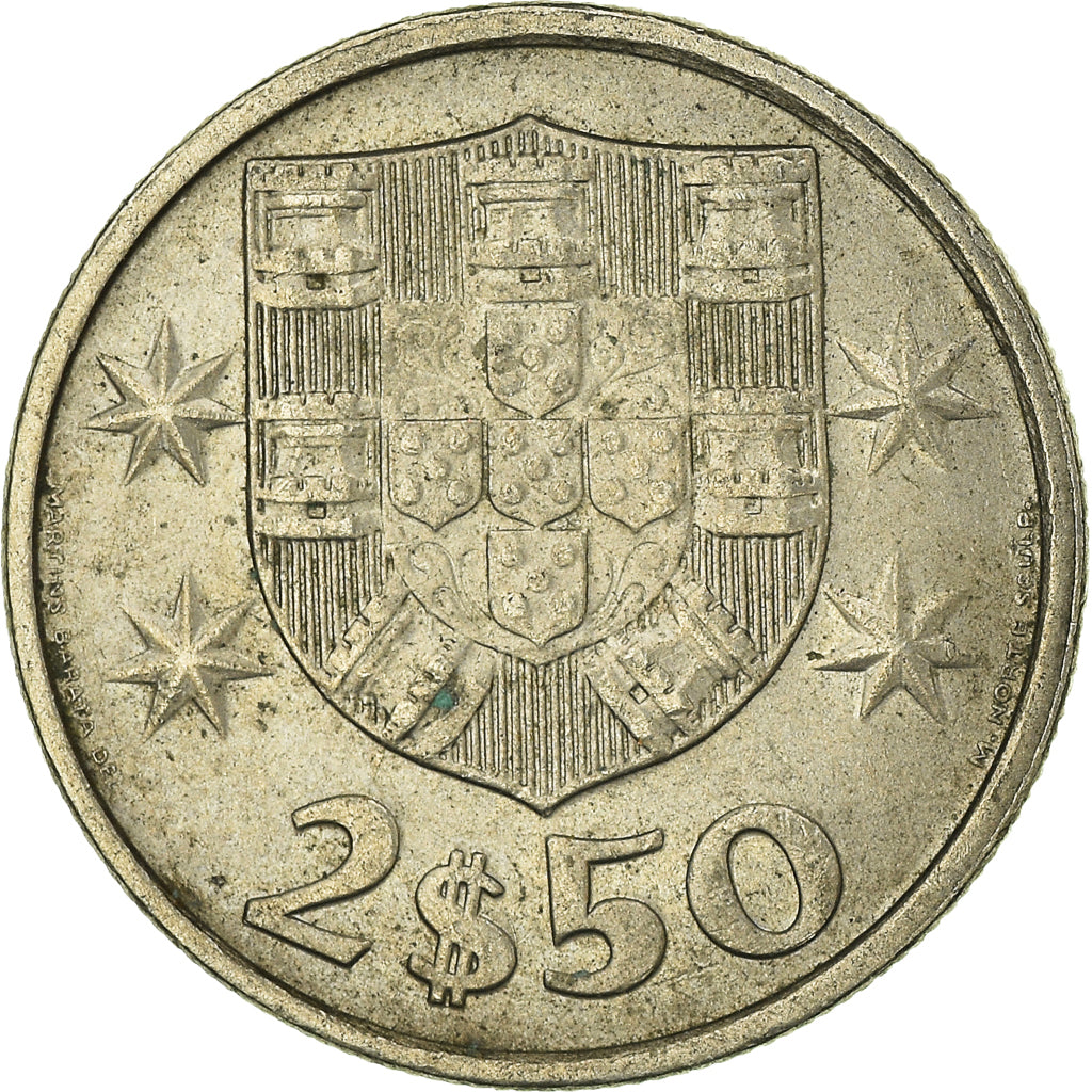 Moneta, Portogallo, 2-1/2 Escudos, 1985